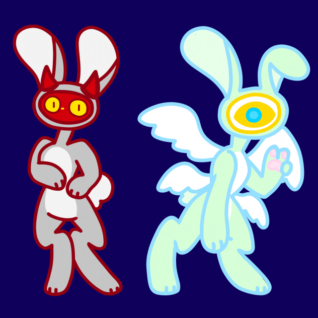 Annabell and Minty!