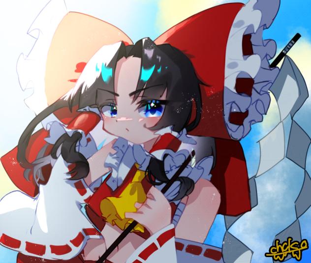 例大祭の痛チャリの絵
