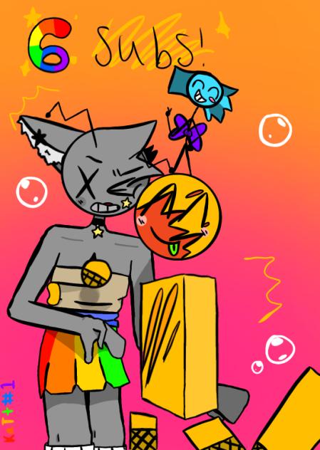 6 SUBS ON MY COMIC!!!