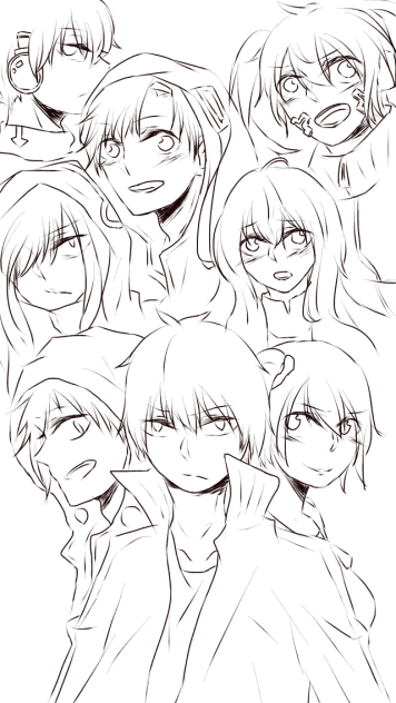 カゲプロ【線画】