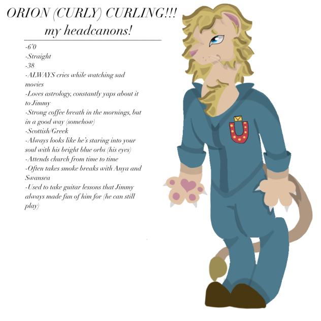 ANTHROPOMORPHIC CURLY!! (Lion)