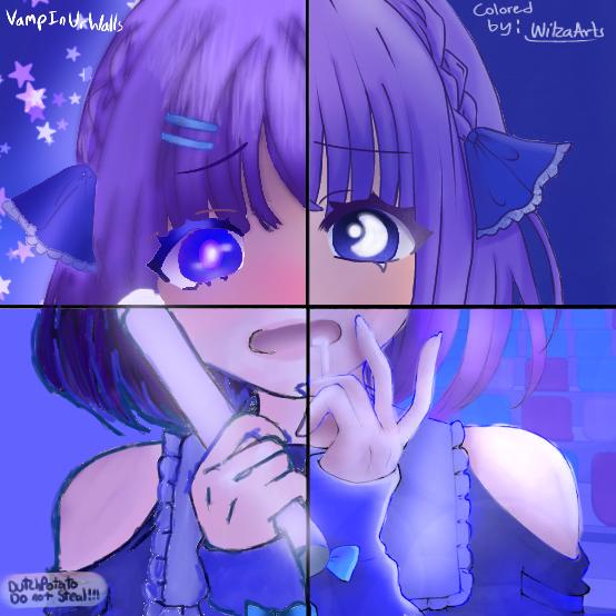 PURPLE COLOURING COLLAB DUNNO