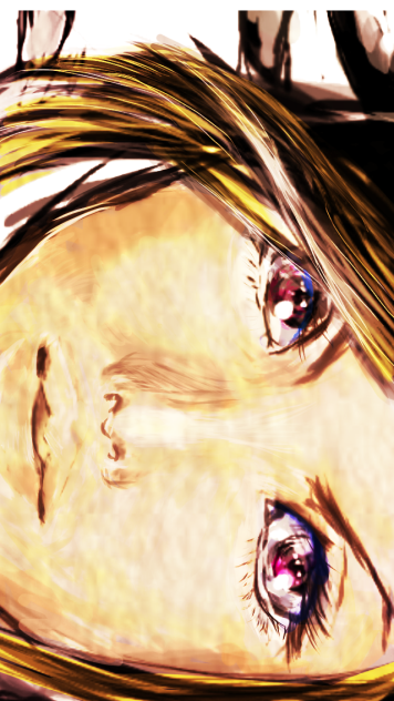 オーバーレイと画用紙テクスチャ使い方