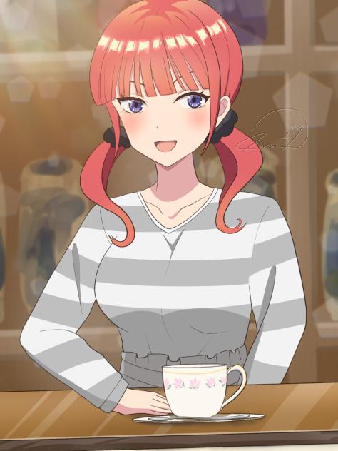 二乃「いらっしゃい」　五等分
