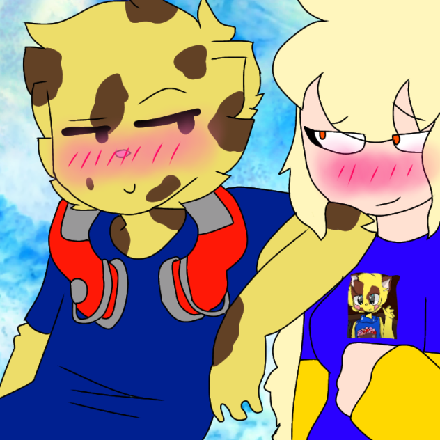 💙Giraffy X XxGingerTea_Star321🧡