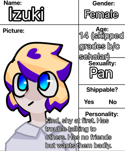 Character sheet again again - ibisPaint