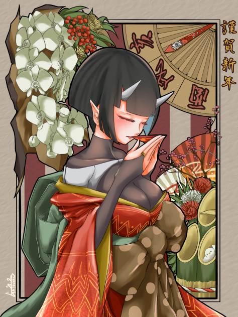 謹賀新年イラスト