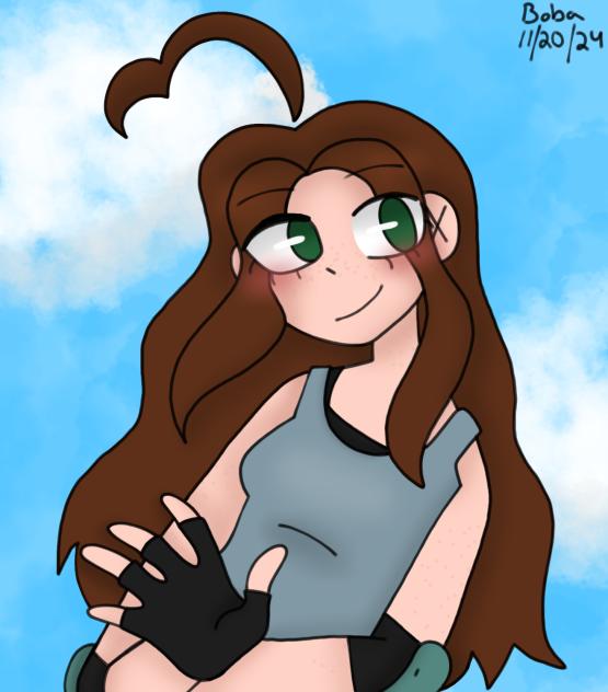 Daisy in my new art style!