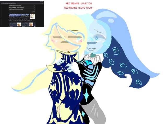 RED MEANS I LOVE YOU!~