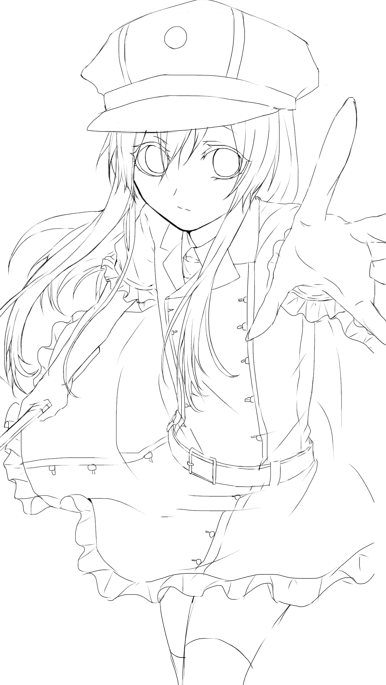 乱藤四郎線画 Ibispaint