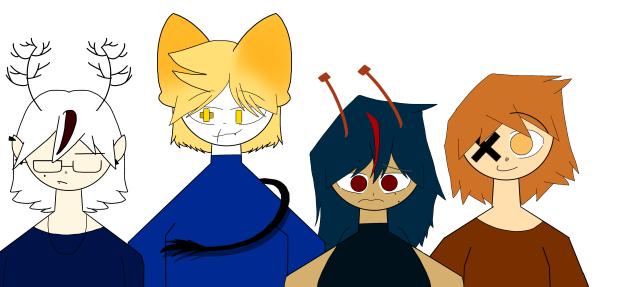 All my OC’S cropped