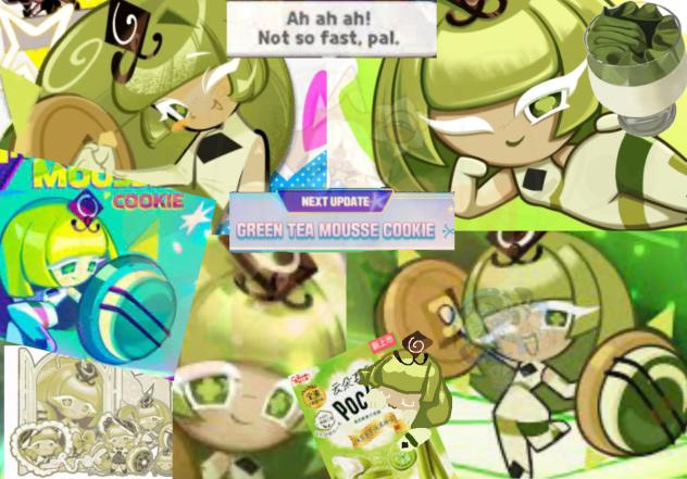 free Green Tea Mousse Cookie Wallpaper