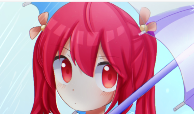 Cute Girl with umbrella 🌂