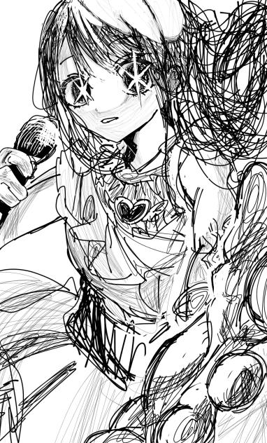 星野アイ（モノクロ）