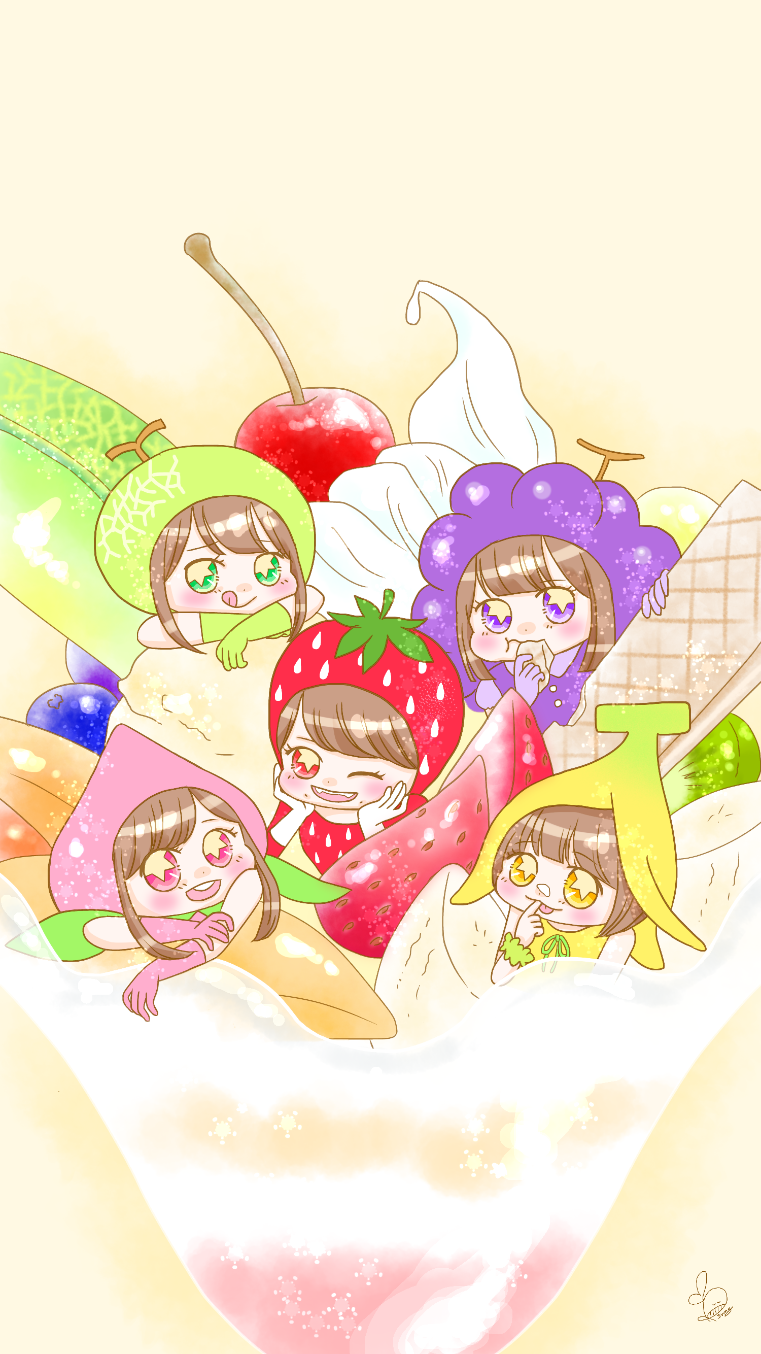 フルーツ5姉妹 Ibispaint