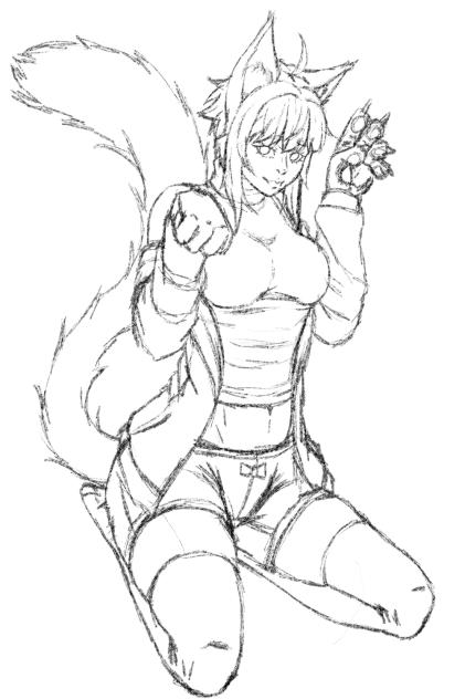 「Cat」 - Sketch
