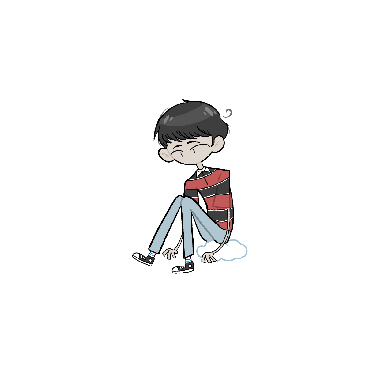 Just a sad boy - ibisPaint