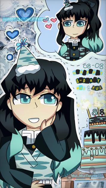 HAPPY BIRTHDAY MUI & YUI!!🩵💙🌫
