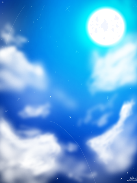 星降る夜空