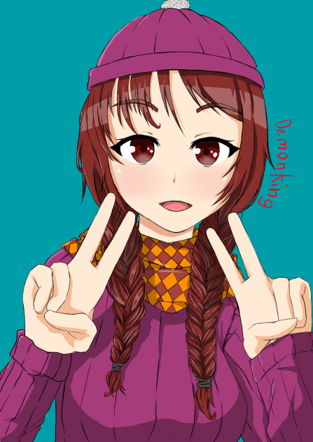 redraw artist character