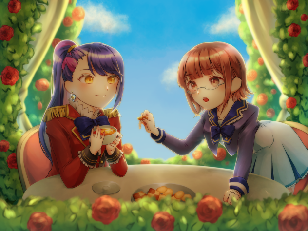 お茶会（夢絵注意）