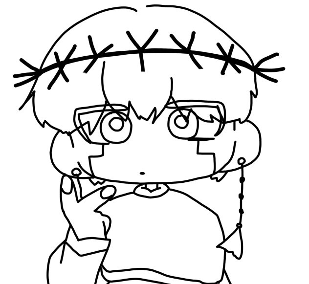 ぴーす！の線画