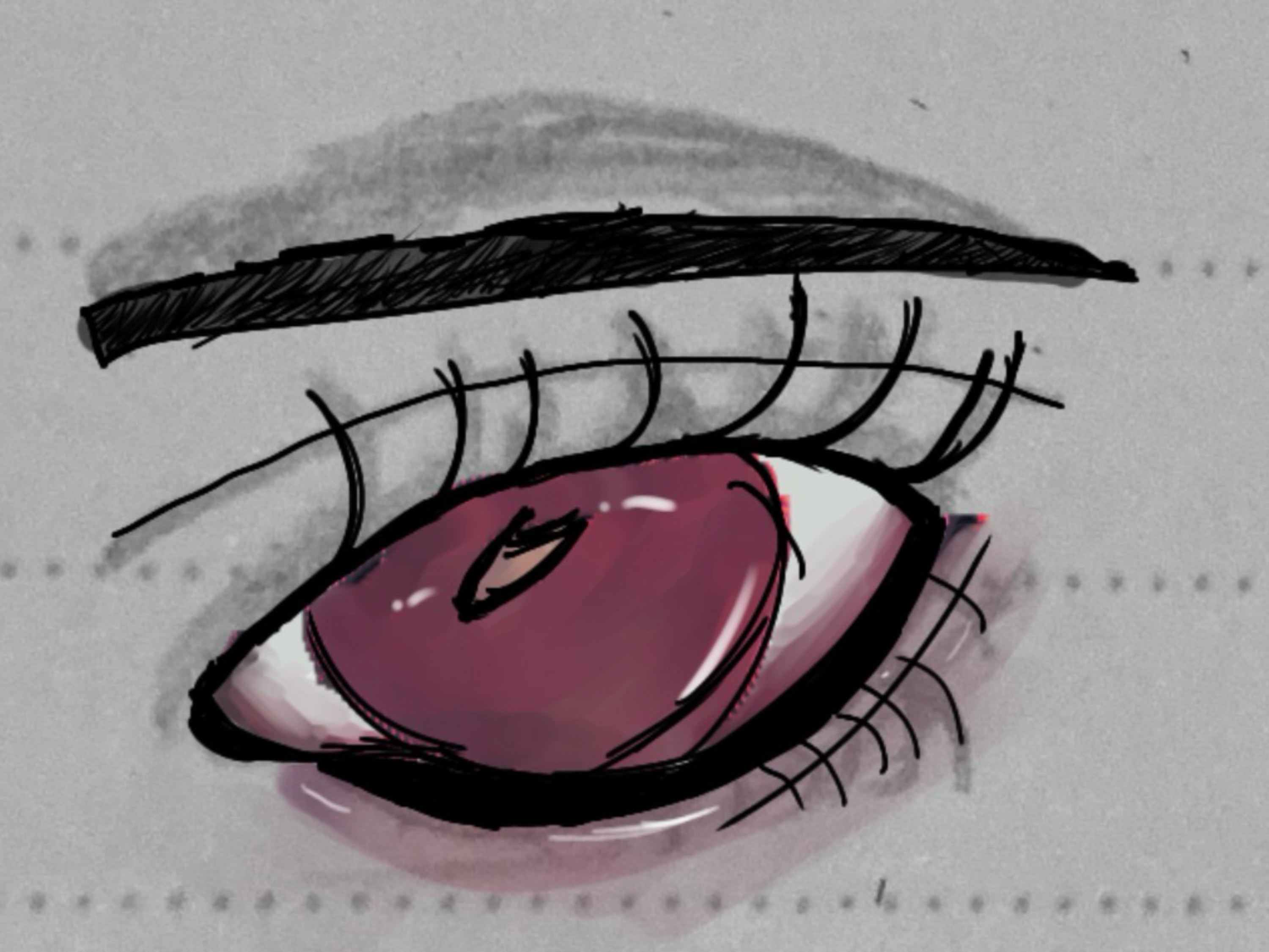 Juicy eye - ibisPaint