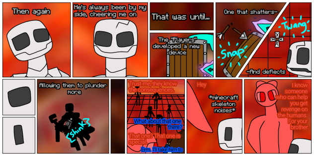 A Skeletal Story. p3 Minecraft-FNaF fmc