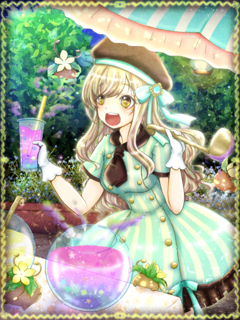 ジューススタンドのお姉さん