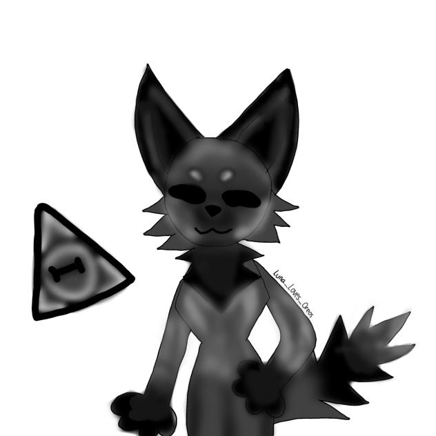 Silver fox fursona UwU