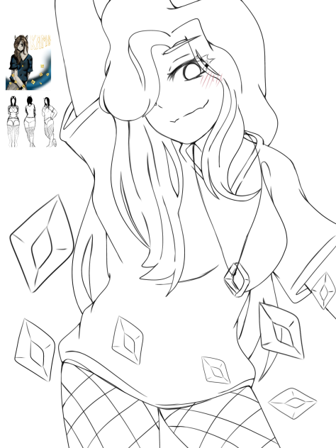 For Mary Cleland (lineart)