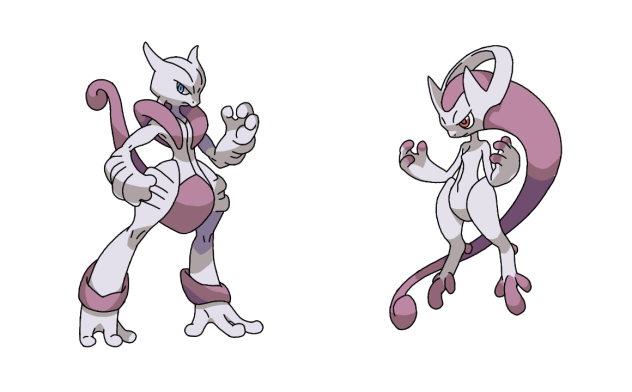 Alternate Mega Mewtwo X and Y