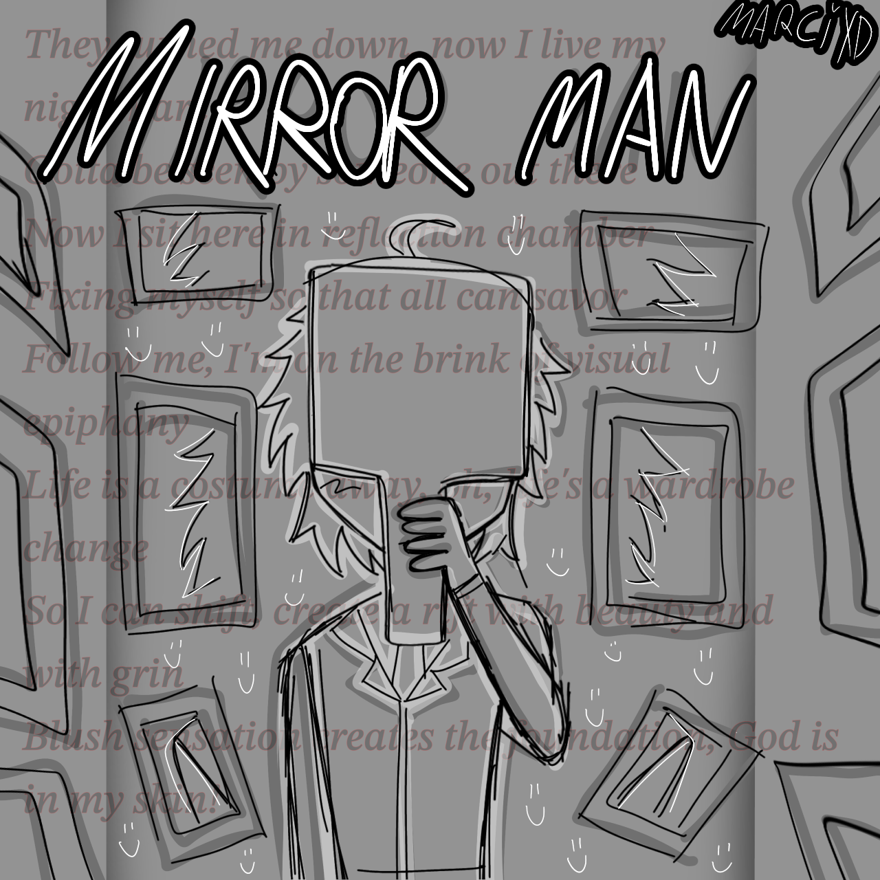 Mirror man by jack stauber ibisPaint