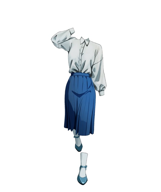 Long shirt and skirt