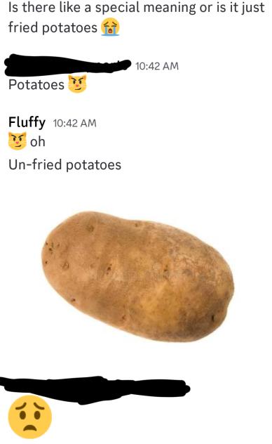 😼 un-fried potatoes