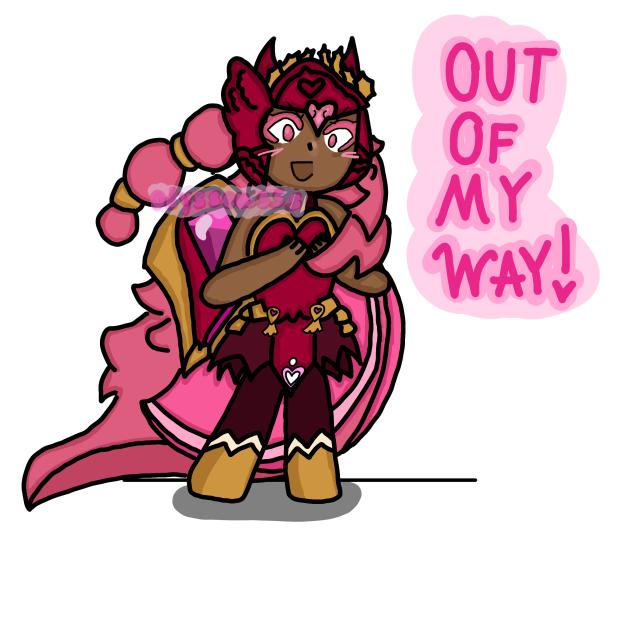 OUT OF MY WAY!