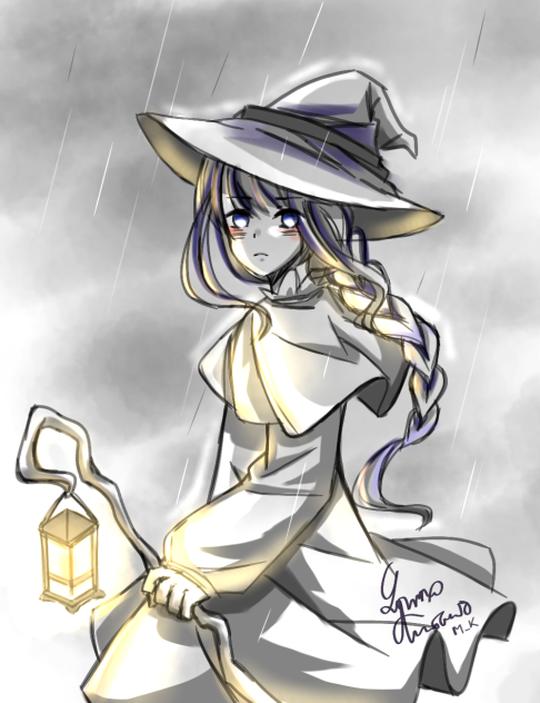 Under the rain - ibisPaint