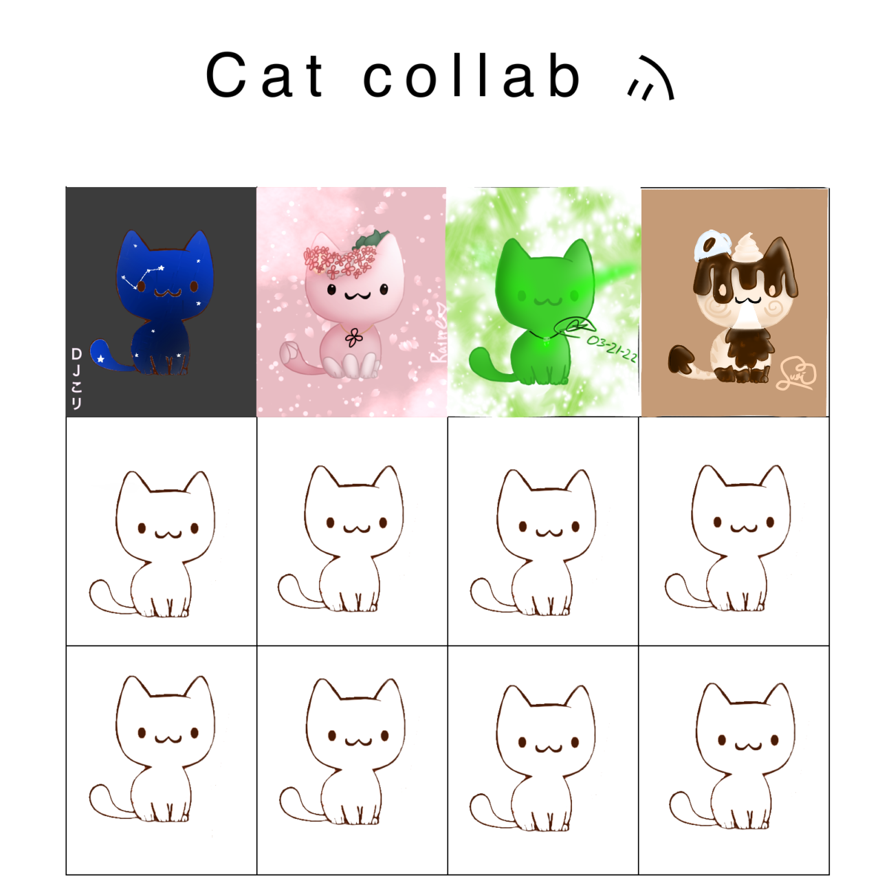 Cat Collab - ibisPaint