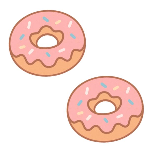 Donut sticker