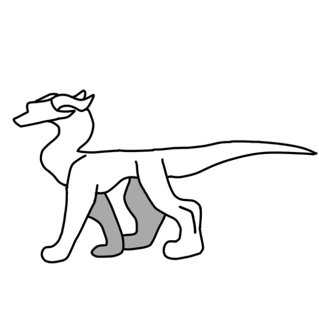 Dragon walking