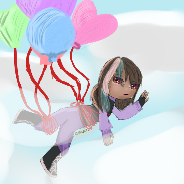In the clouds - ibisPaint