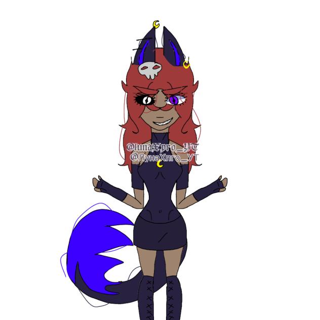 art anime oc LunaXpro