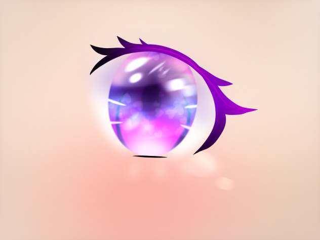 Typical anime eye