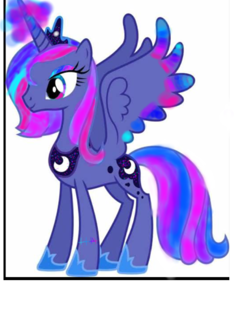 glowing rainbow 🌈 powered luna 🌙