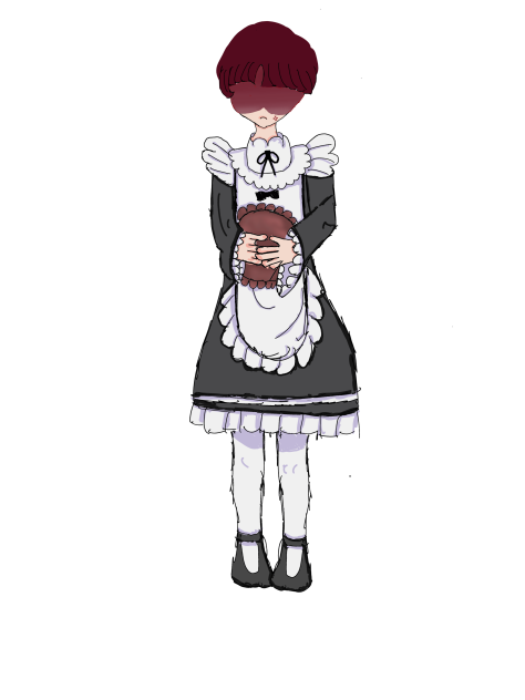 Alex in a Maid Outfit
