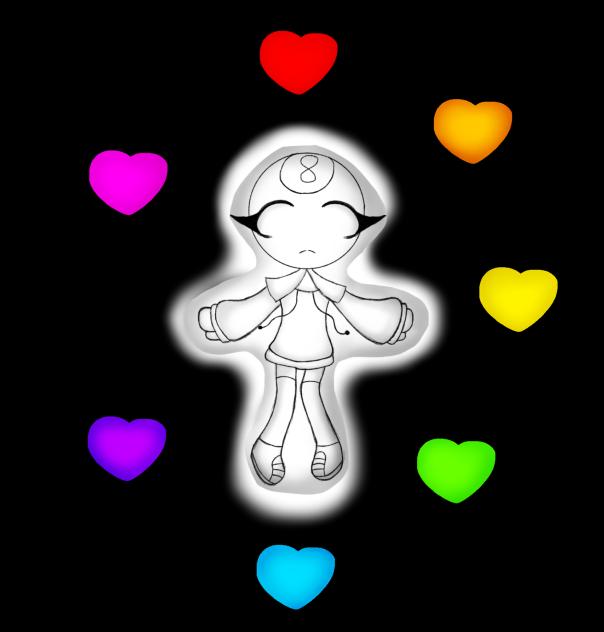 The heart emotions of doodles