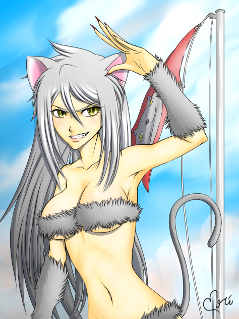 夏待ち猫華