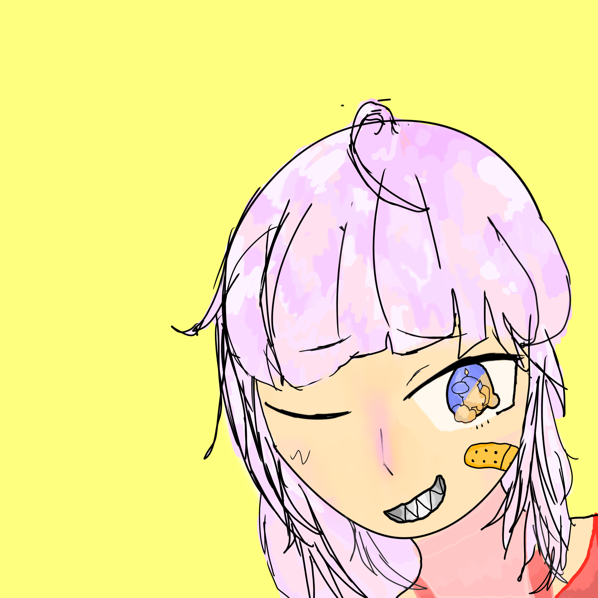 My first anime drawing - ibisPaint