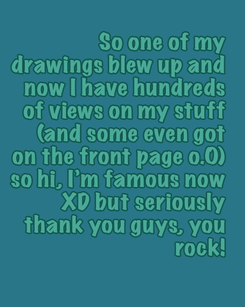 Y’all rock, seriously