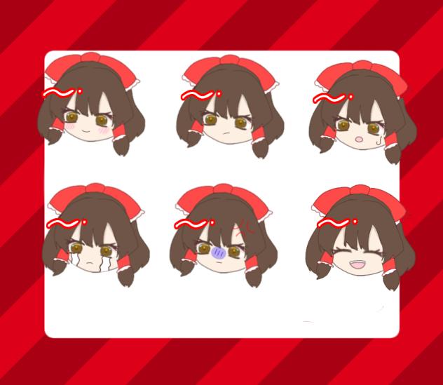 オリジナル霊夢立ち絵